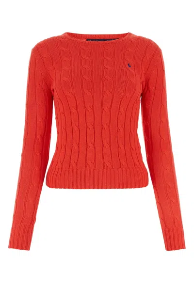 Polo Ralph Lauren Red Cotton Sweater