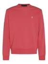 Polo Ralph Lauren Man Sweatshirt Red Size L Cotton In Red