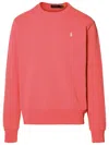 Polo Ralph Lauren Red Cotton Sweatshirt In Red