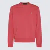Polo Ralph Lauren Man Sweatshirt Red Size L Cotton In Pale Red