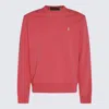 Polo Ralph Lauren Red Cotton Sweatshirt In Red