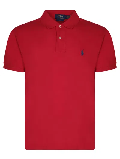 Polo Ralph Lauren Red Piquet Polo Shirt By
