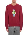 Polo Ralph Lauren Felpa Girocollo Polo Bear In Pink
