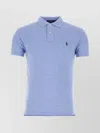 Polo Ralph Lauren Refined Cotton Piquet Polo With Longer Back In Blue