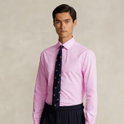 Polo Ralph Lauren Regent Custom Fit End-on-end Shirt In Pink