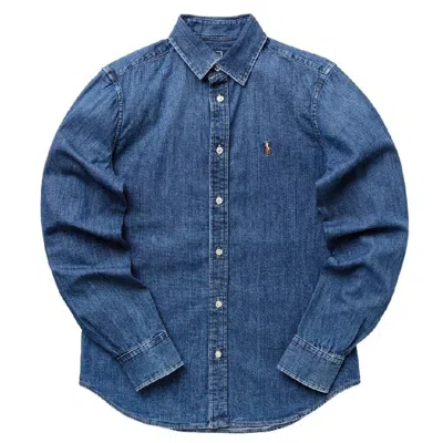 Polo Ralph Lauren Regular Fit Cotton Denim Shirt In Blue