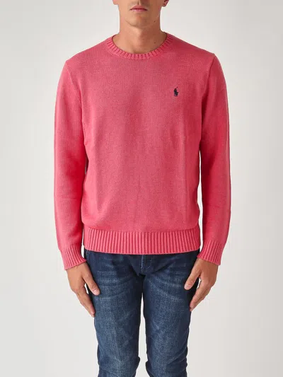 Polo Ralph Lauren Regular-fit Maglia A Girocollo In Cotone Sweater In Red