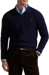 Polo Ralph Lauren Regular Fit Wool Johnny Collar Sweater In Blue