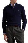 Polo Ralph Lauren Regular Fit Wool Johnny Collar Sweater In Blue