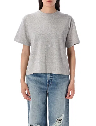 POLO RALPH LAUREN RELAXED CROP FIT COTTON JERSEY TEE