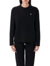 Polo Ralph Lauren Logo-embroidered Cotton T-shirt In Black
