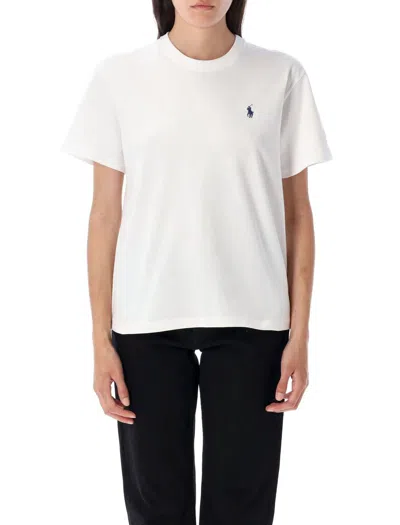 Polo Ralph Lauren Relaxed Fit Cotton Jersey T-shirt In White
