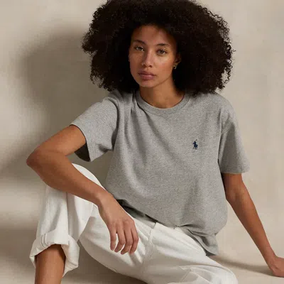 Polo Ralph Lauren Relaxed Fit Cotton Jersey Tee In Cobblestone Heather