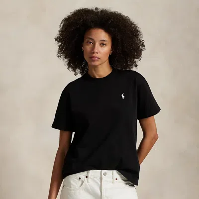 Polo Ralph Lauren Relaxed Fit Cotton Jersey Tee In Polo Black