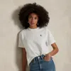 Polo Ralph Lauren Relaxed Fit Cotton Jersey Tee In White