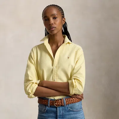 Polo Ralph Lauren Relaxed Fit Cotton Oxford Shirt In Wicket Yellow