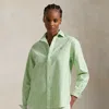 Polo Ralph Lauren Embroidered-logo Regular-fit Cotton Shirt In Lime Drop