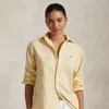 Polo Ralph Lauren Relaxed Fit Cotton Oxford Shirt In Wicket Yellow