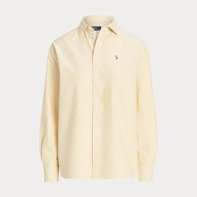 Polo Ralph Lauren Relaxed Fit Cotton Oxford Shirt In Yellow