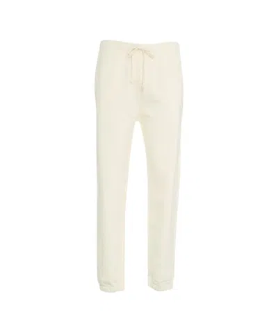 Polo Ralph Lauren Relaxed-fit Joggers With Embroidered Logo In Neutrals