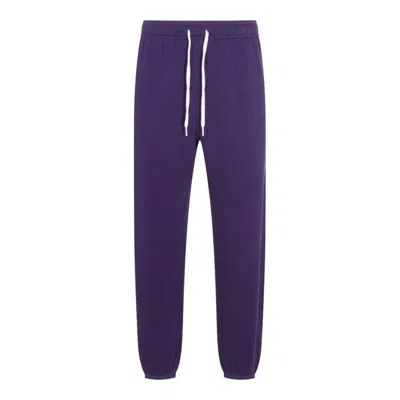 POLO RALPH LAUREN RELAXED FIT KNIT JOGGER PANTS WITH CUFFED ANKLE DETAIL