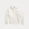 Polo Ralph Lauren Relaxed Fit Logo Fleece Hoodie In White
