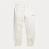 Polo Ralph Lauren Relaxed Fit Logo Fleece Tracksuit Bottom In White