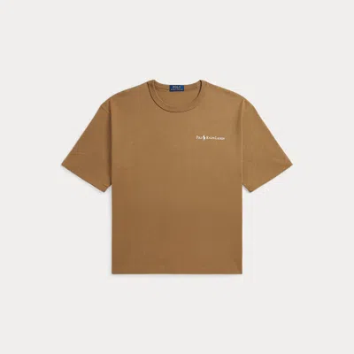 Polo Ralph Lauren Relaxed Fit Logo Jersey T-shirt In Brown