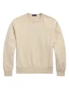 Polo Ralph Lauren Relaxed Fit Loopback Fleece Sweatshirt In Neutral
