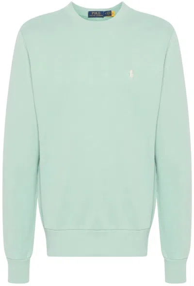 Polo Ralph Lauren Relaxed-fit Loopback Fleece Sweatshirt In Green
