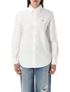 Polo Ralph Lauren Casual Button-up Shirt With Long Sleeves In White