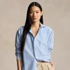 Polo Ralph Lauren Relaxed Fit Oxford Shirt In Blue