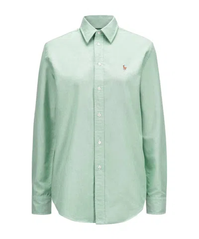Polo Ralph Lauren Relaxed Fit Oxford Shirt In Green