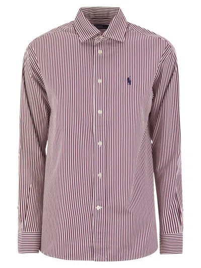 POLO RALPH LAUREN RELAXED FIT PINSTRIPED SHIRT