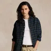 Polo Ralph Lauren Relaxed Fit Plaid Cotton Shirt In Blue