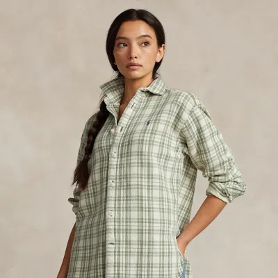Polo Ralph Lauren Relaxed Fit Plaid Cotton Shirt In Multi