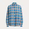 Polo Ralph Lauren Relaxed Fit Plaid Cotton Shirt In Multi