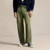 Polo Ralph Lauren Relaxed Fit Reverse-sateen Trouser In Green