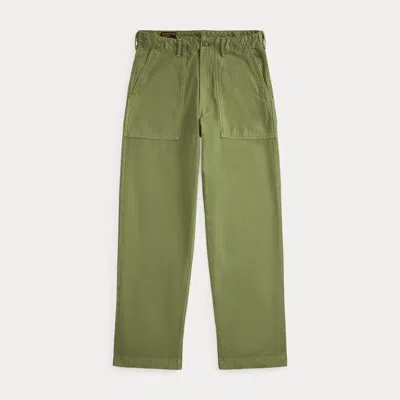 Polo Ralph Lauren Relaxed Fit Reverse-sateen Utility Pant In Garden Trail In Green