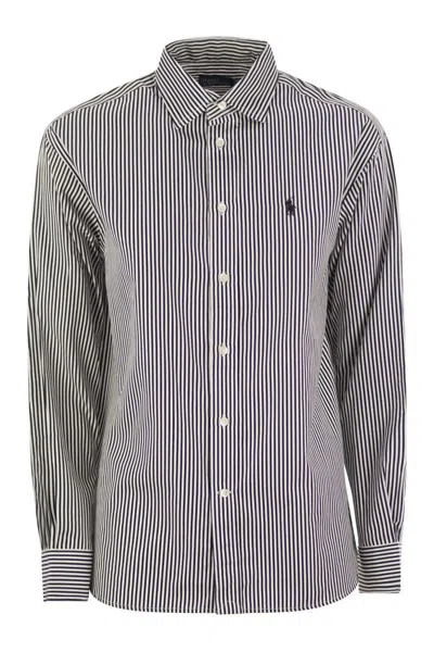 Polo Ralph Lauren Relaxed-fit Striped Cotton Shirt In Multicolor