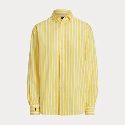 Polo Ralph Lauren Relaxed Fit Striped Cotton Shirt In Yellow