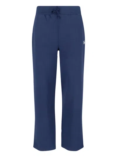 Polo Ralph Lauren Relaxed-fit Sweatpants With Drawstring Waist And Embroidered Logo In Blue