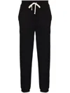 Polo Ralph Lauren Relaxed Fit Trousers With Drawstring Waist And Tapered Leg In Black