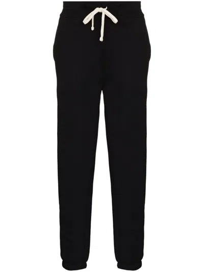Polo Ralph Lauren Relaxed Fit Trousers With Drawstring Waist And Tapered Leg In Black