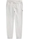 Polo Ralph Lauren Relaxed Fit Trousers With Elastic Waistband In Gray