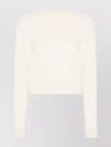 Polo Ralph Lauren Relaxed Fit Wool Sweater With Ribbed Cuffs In White