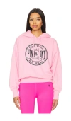 Polo Ralph Lauren Pink Pony Logo Fleece Hoodie In Course Pink