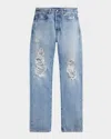 Polo Ralph Lauren Relaxed Straight Jeans In Myrtle Wash