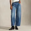 Polo Ralph Lauren Relaxed Wide-leg Jean In Cay Wash