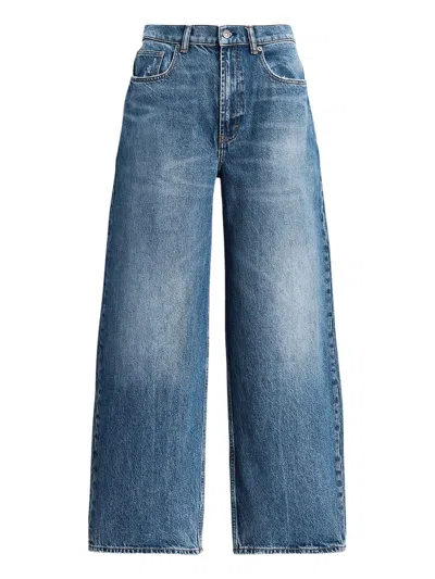 Polo Ralph Lauren Relaxed Wide-leg Jeans In Blue